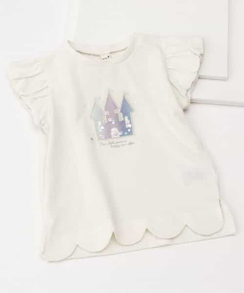 モチーフスカラップTシャツ