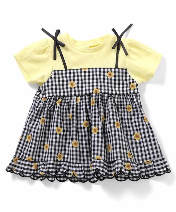 ★SALE★フラワーフリルドッキングトップス(セットアップ可)_765751