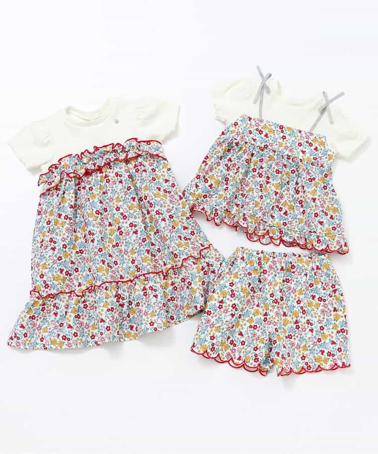 ★SALE★フラワーフリルドッキングトップス(セットアップ可)_765761