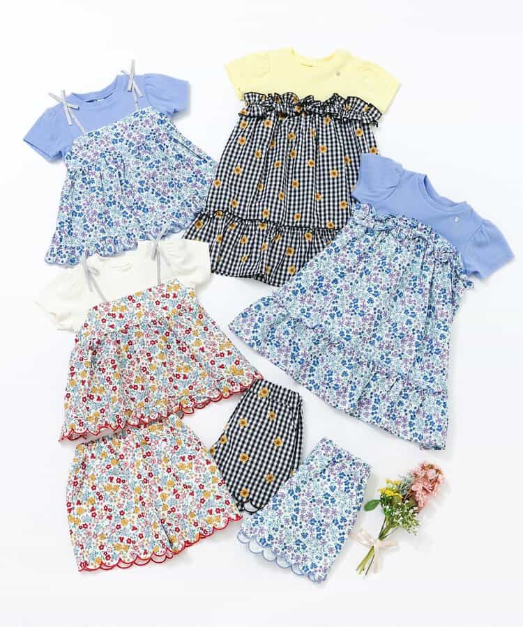 ★SALE★フラワーフリルドッキングトップス(セットアップ可)_765762