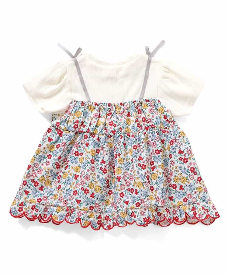 ★SALE★フラワーフリルドッキングトップス(セットアップ可)_765765
