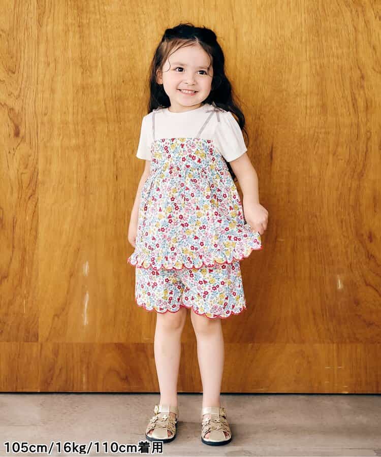 ★SALE★フラワーフリルドッキングトップス(セットアップ可)_765768