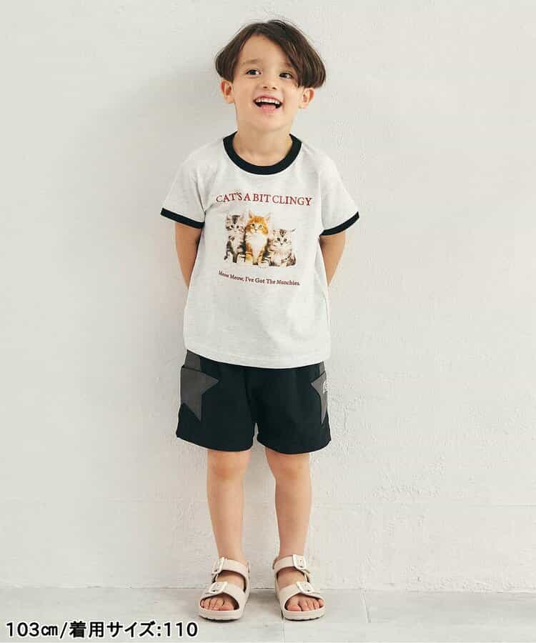 ★タイムセール★【リンク】4柄転写モチーフTシャツ_906724