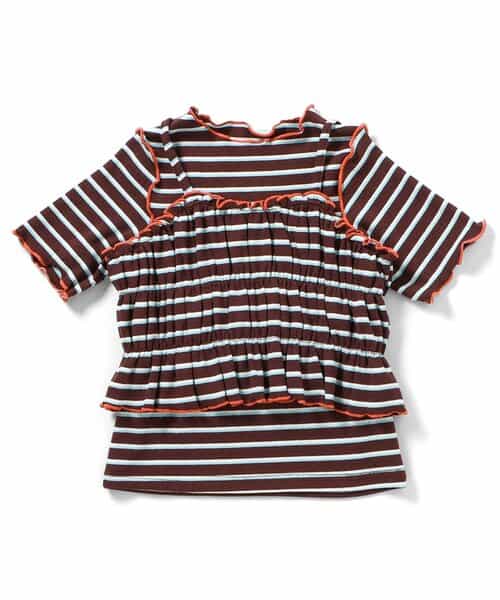 ★SALE★マルチボーダーTシャツ＆ビスチェ２Pセット
