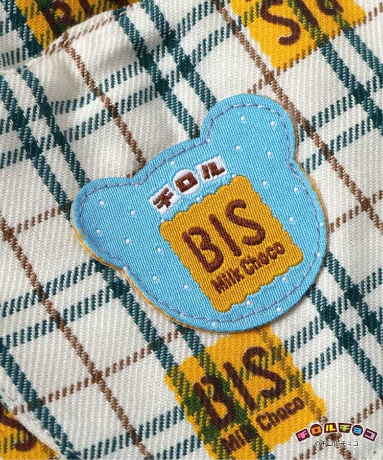 ★アウトレットセール★チロルチョコ×tiny bear サスペンダー付きパンツ 10分丈_931192