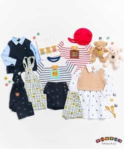 ★アウトレットセール★チロルチョコ×tiny bear サスペンダー付きパンツ 10分丈_931202