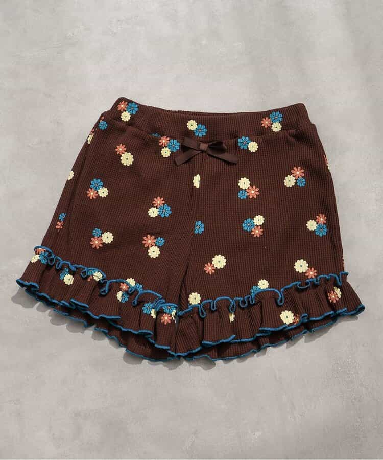 WEB限定 ワッフルショートパンツ(セットアップ可)
