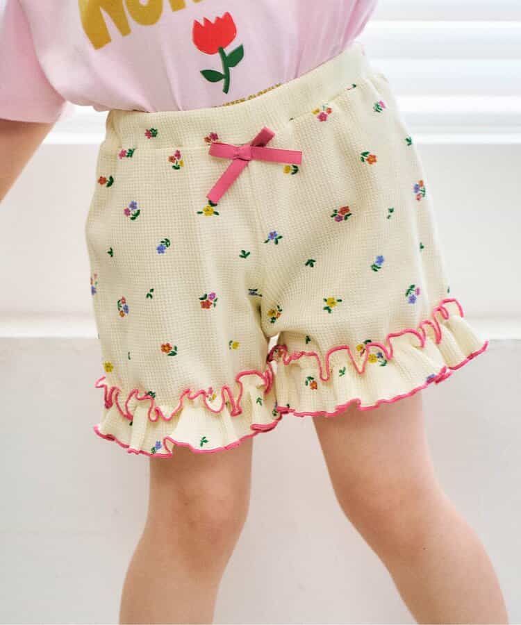 WEB限定 ワッフルショートパンツ(セットアップ可)