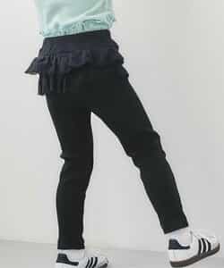 後ろフリルレギンス/7days Style pants  10分丈