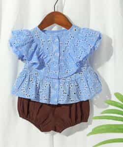 ★SALE★【リンク】ラッフルフリルベビーセットアップ