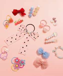 ★SALE★ハートモチーフヘアクリップセット_975305