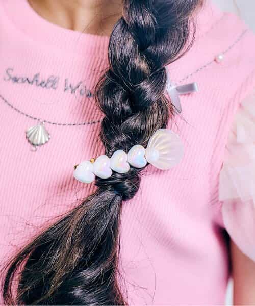 シェルパールヘアクリップ