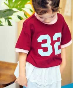 ★タイムセール★【接触冷感】【リンク】リンガーナンバリングTシャツ
