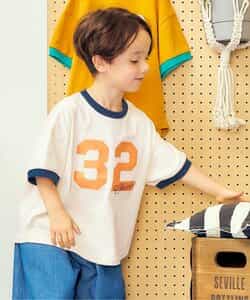 ★タイムセール★【接触冷感】【リンク】リンガーナンバリングTシャツ