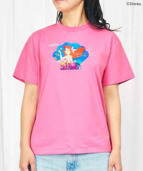 ★タイムセール★【リンク】【ディズニーキャラクター】プリンセス/アナと雪の女王 半袖Tシャツ(大人)
