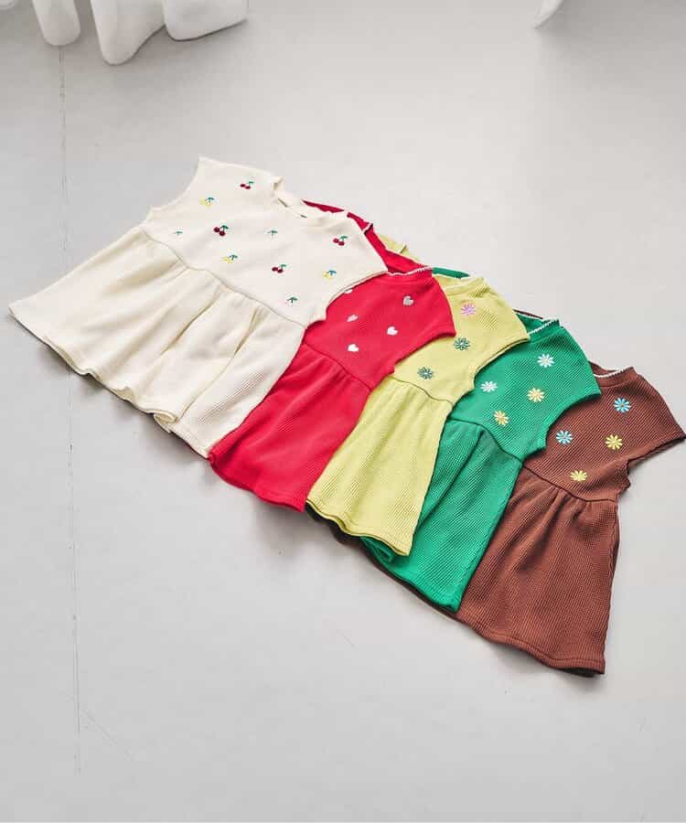 ★タイムセール★アソート刺繍ペプラムトップス_845860