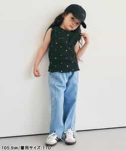 ノースリーブワッフルフリルTシャツ_843816