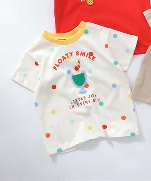 バラエティかぎ針モチーフTシャツ