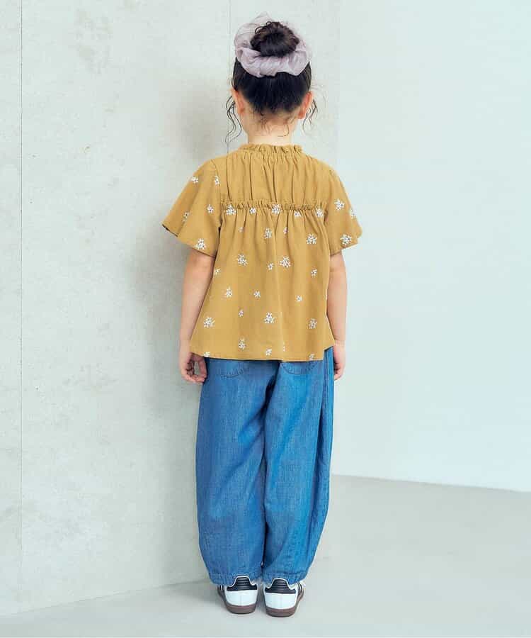 フラワー・ハート刺繍チュニック(セットアップ可)_913709