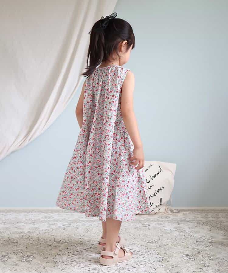 ★SALE★WEB限定　総柄プリントまいにちワンピース_911757