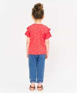 ★アウトレットセール★ひんやり後ろリボン/7days Style pants  8分丈_536053