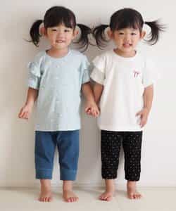 ★アウトレットセール★ひんやり後ろリボン/7days Style pants  8分丈_536059