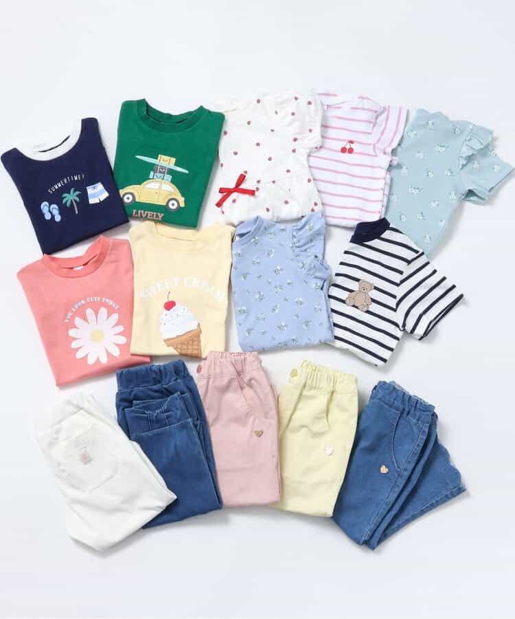 ★アウトレットセール★ひんやり後ろリボン/7days Style pants  8分丈_536060