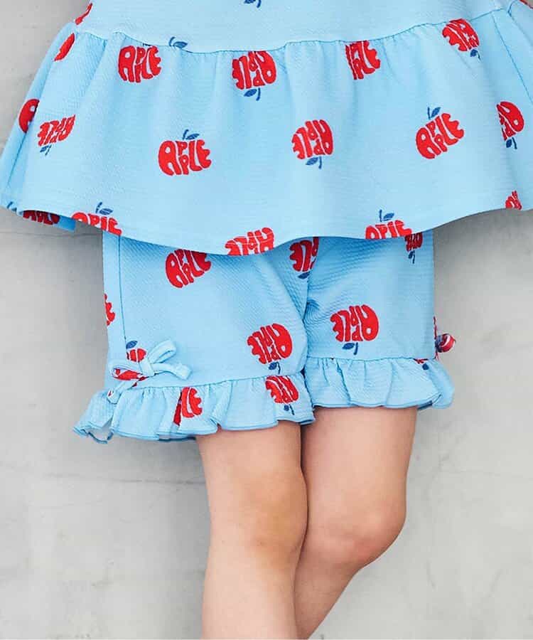 総柄アソートフリルショートパンツ 吸水速乾