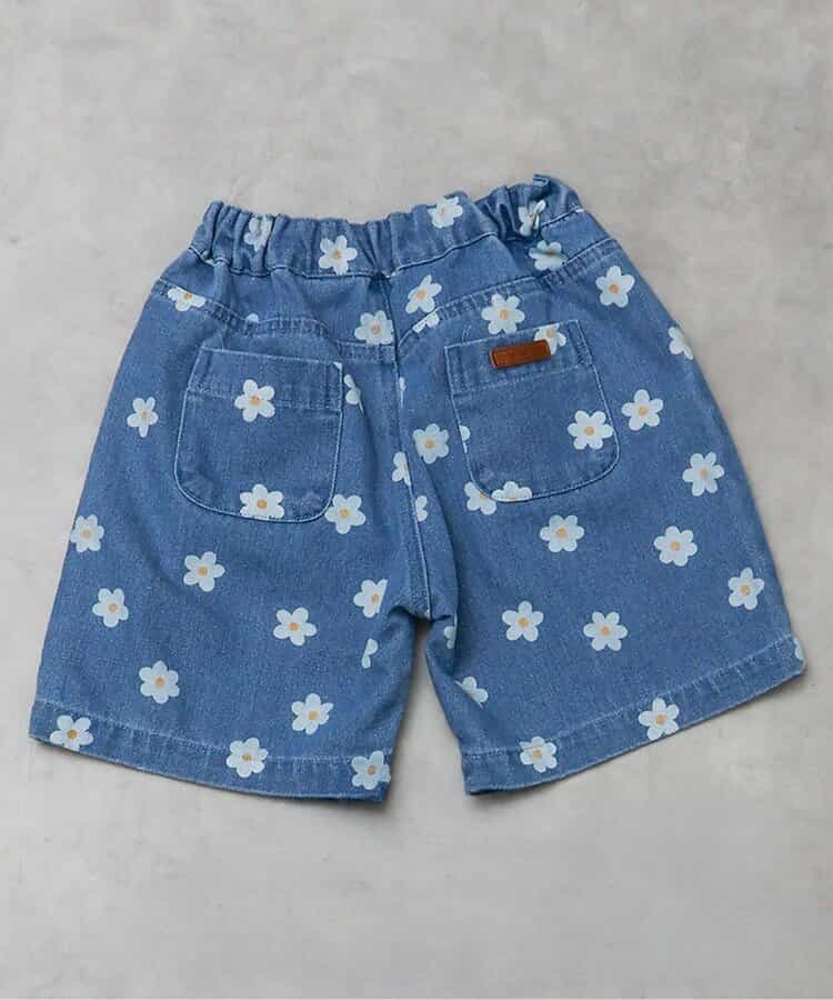 【リンク】ワイドタックショートパンツ  6分丈
