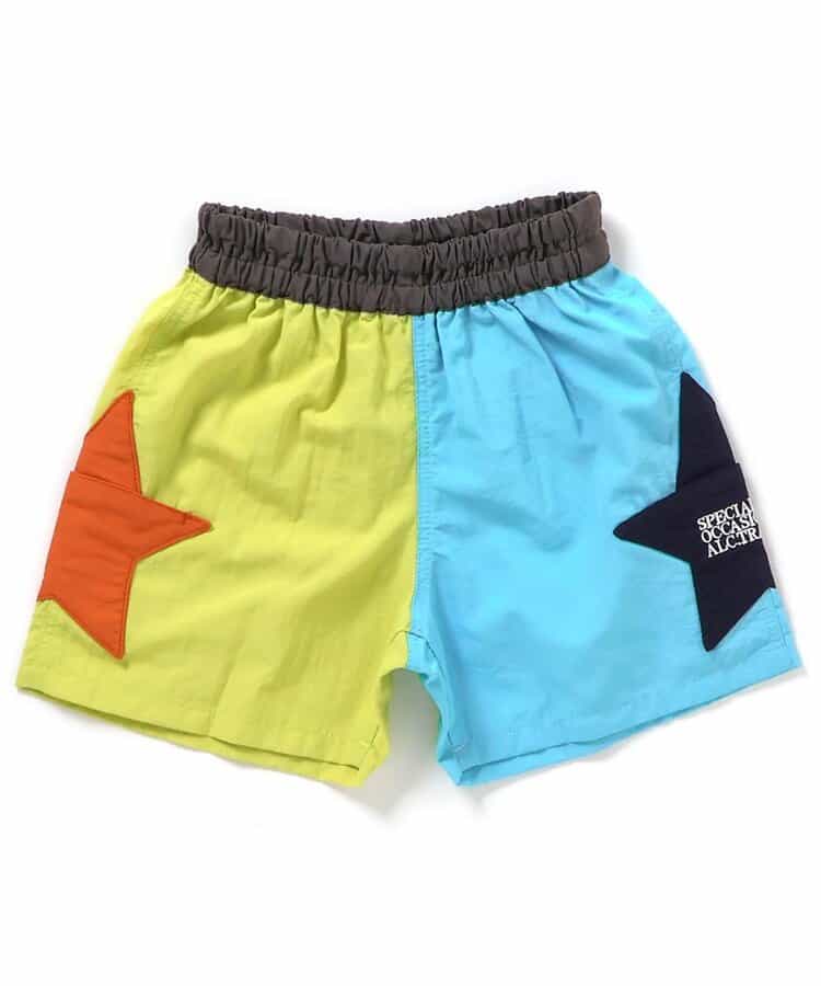 ★SALE★【はっ水加工】バラエティ水陸両用ハーフパンツ  4分丈_水遊びにおすすめ_907165