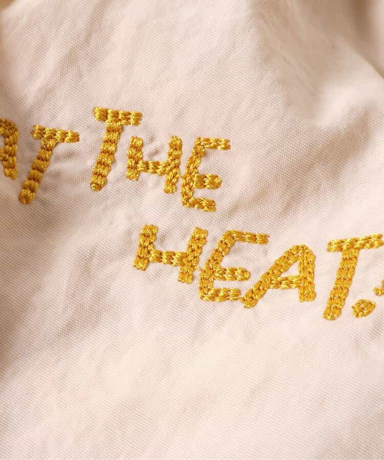 ★アウトレットセール★水陸両用バイカラー・刺繍ハーフパンツ  4分丈_915875