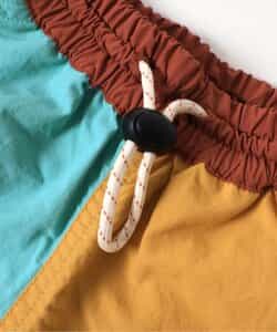 ★アウトレットセール★水陸両用バイカラー・刺繍ハーフパンツ  4分丈_915880