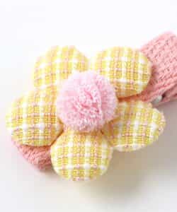 ツイードお花クリップ２個セット_930501