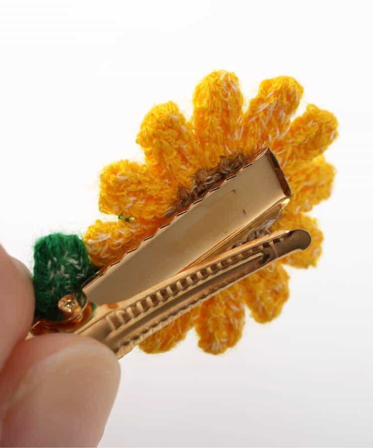 ひまわりヘアクリップ　２個セット_930661