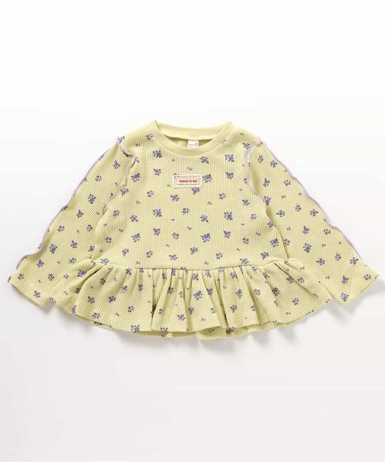 ワッフルペプラムTシャツ(セットアップ可)_942891