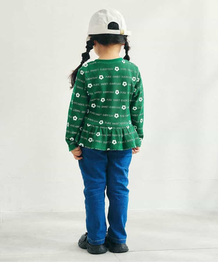 ワッフルペプラムTシャツ(セットアップ可)_942898