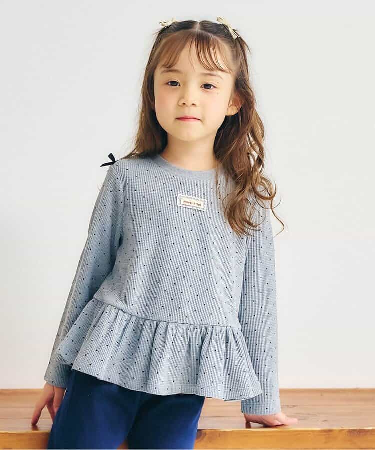 ワッフルペプラムTシャツ(セットアップ可)_942883
