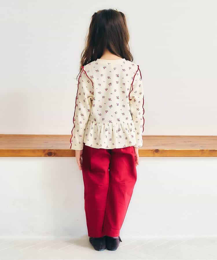 ワッフルペプラムTシャツ(セットアップ可)_942905