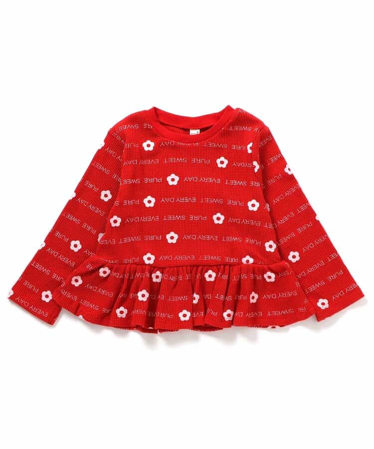 ワッフルペプラムTシャツ(セットアップ可)_942906