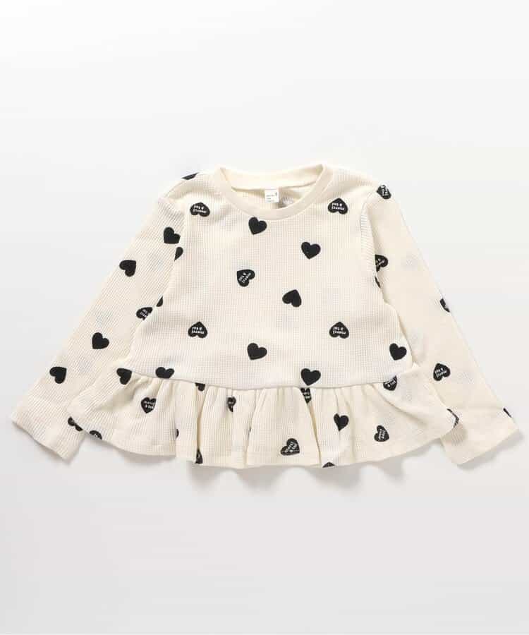 ワッフルペプラムTシャツ(セットアップ可)_942907