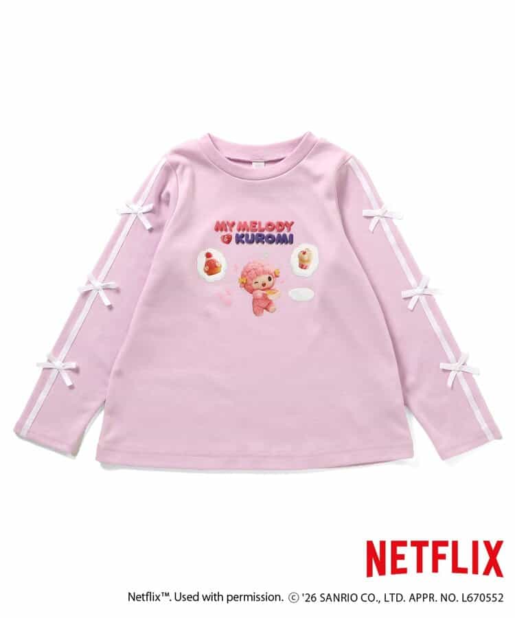 【マイメロディ＆クロミ】NETFLIX MYMELODY＆KUROMI 転写Tシャツ _948262