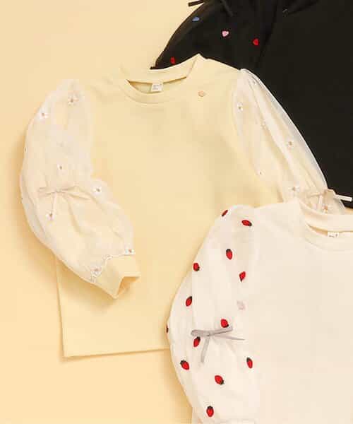 ★SALE★WEB限定 3柄シアースリーブトップス