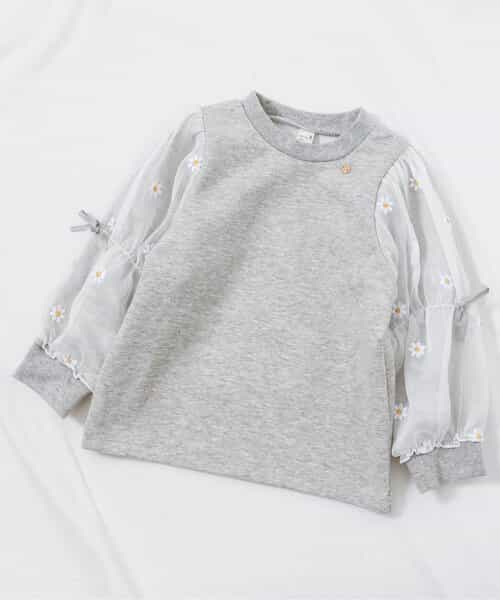 ★SALE★WEB限定 3柄シアースリーブトップス