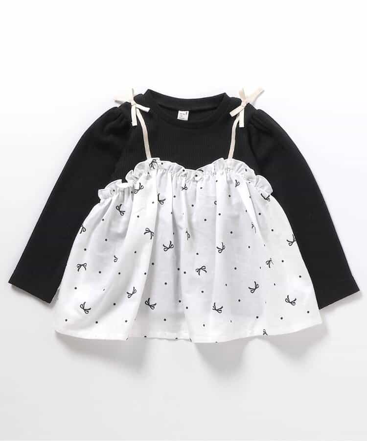 ★SALE★ワッフルドッキングフレアトップス