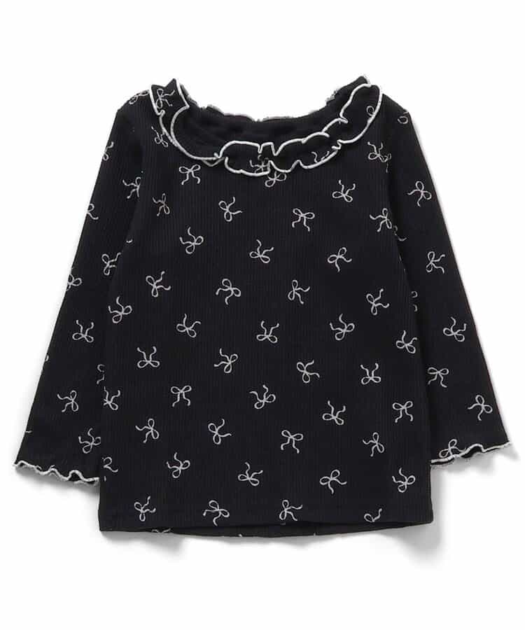 【リンク】ワッフルアソート襟フリルTシャツ(セットアップ可)_949258