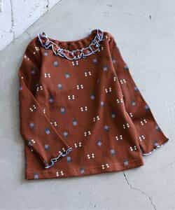 【リンク】ワッフルアソート襟フリルTシャツ(セットアップ可)_949250