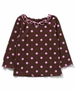 【リンク】ワッフルアソート襟フリルTシャツ(セットアップ可)_949263