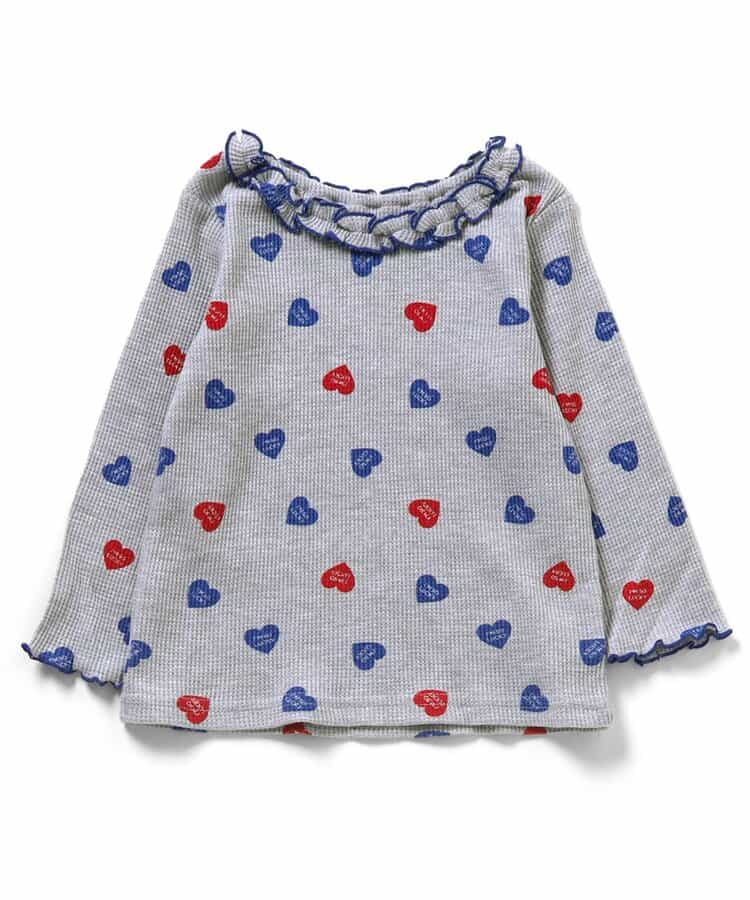 【リンク】ワッフルアソート襟フリルTシャツ(セットアップ可)_949269