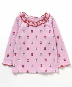 【リンク】ワッフルアソート襟フリルTシャツ(セットアップ可)_949275