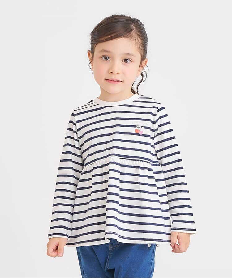 ペプラムフレアTシャツ/7days Style